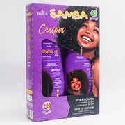 SET CAPILAR SHAMPOO Y ACONDICIONADOR SAMBA CRESPOS 325 ML 2PZA