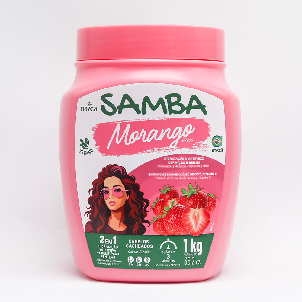 TRATAMIENTO SAMBA 1KG 2 EN 1 MORANGO