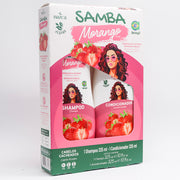SET CAPILAR HAMPOO Y ACONDICIONADOR SAMBA 325 ML MORANGO 2 PZA