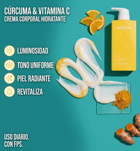 CREMA CORPORAL VITAMIN C + TURMERIC BODY 500ML