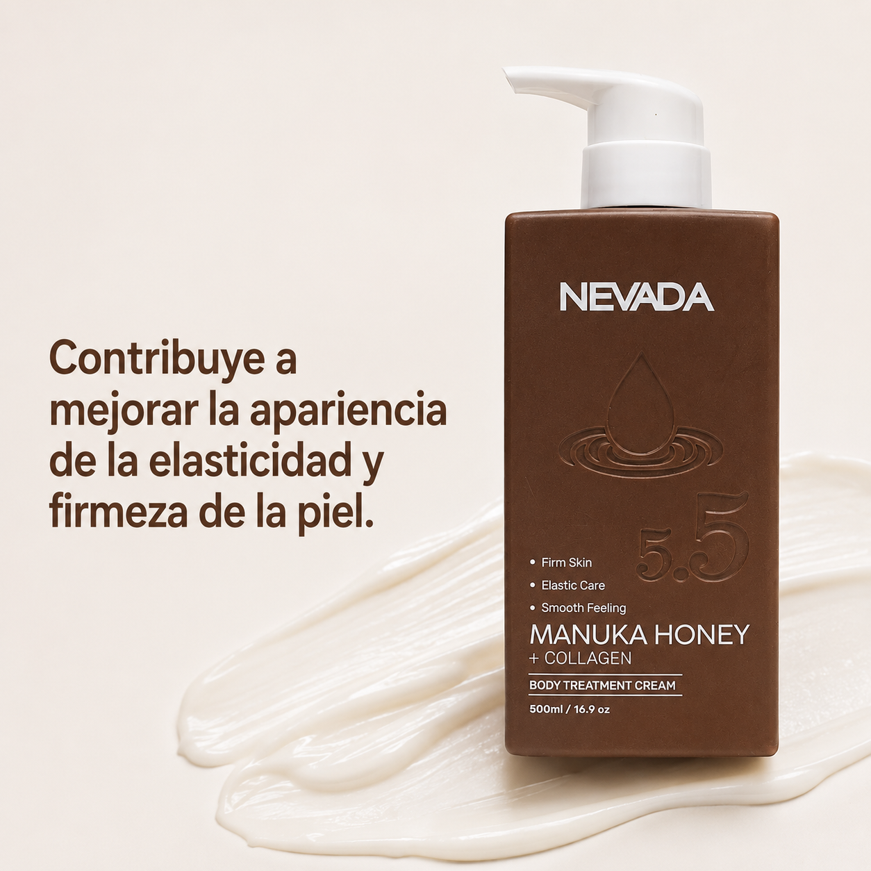 CREMA CORPORAL MANUKA HONEY + COLÁGENO 500ML
