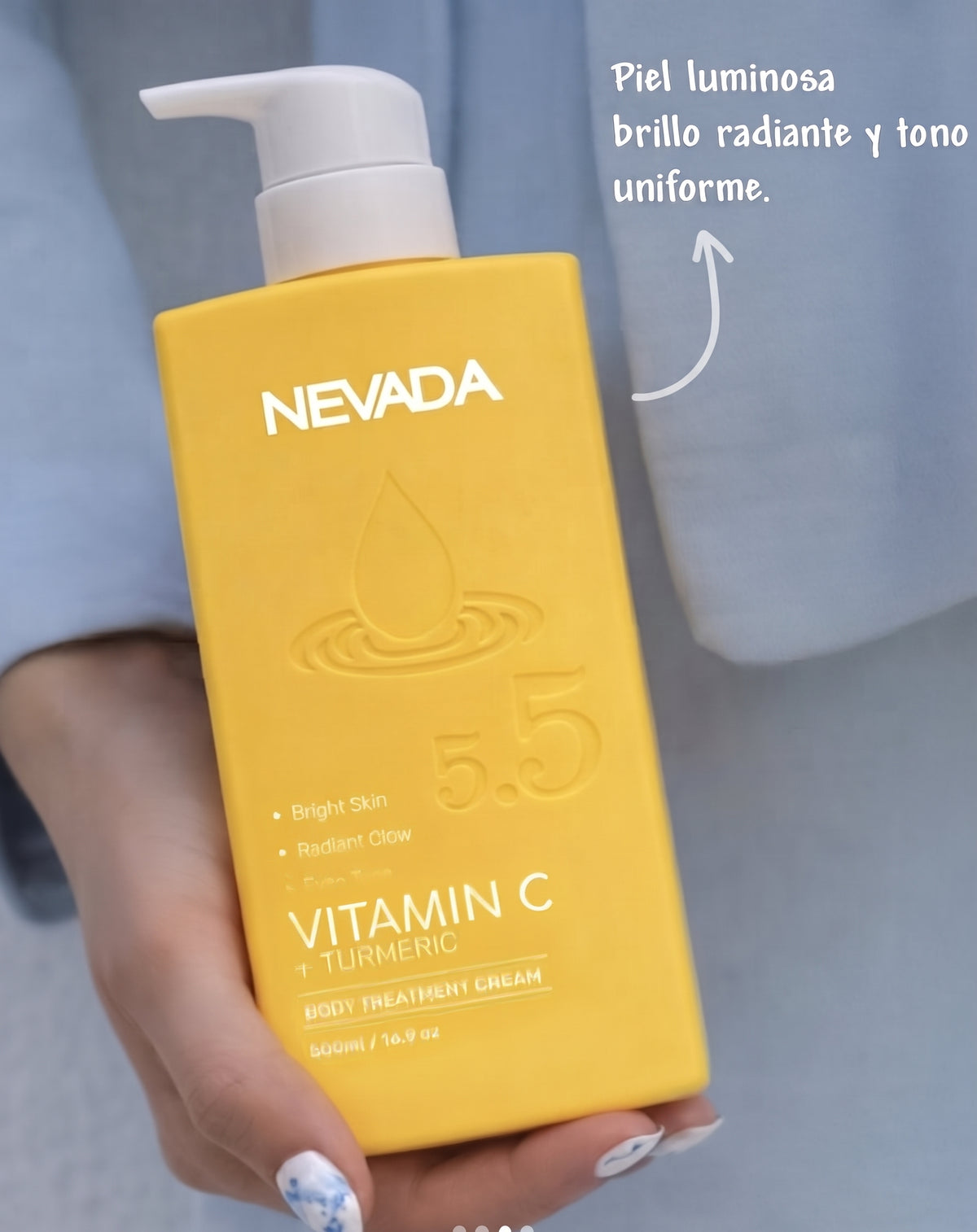 CREMA CORPORAL VITAMIN C + TURMERIC BODY 500ML