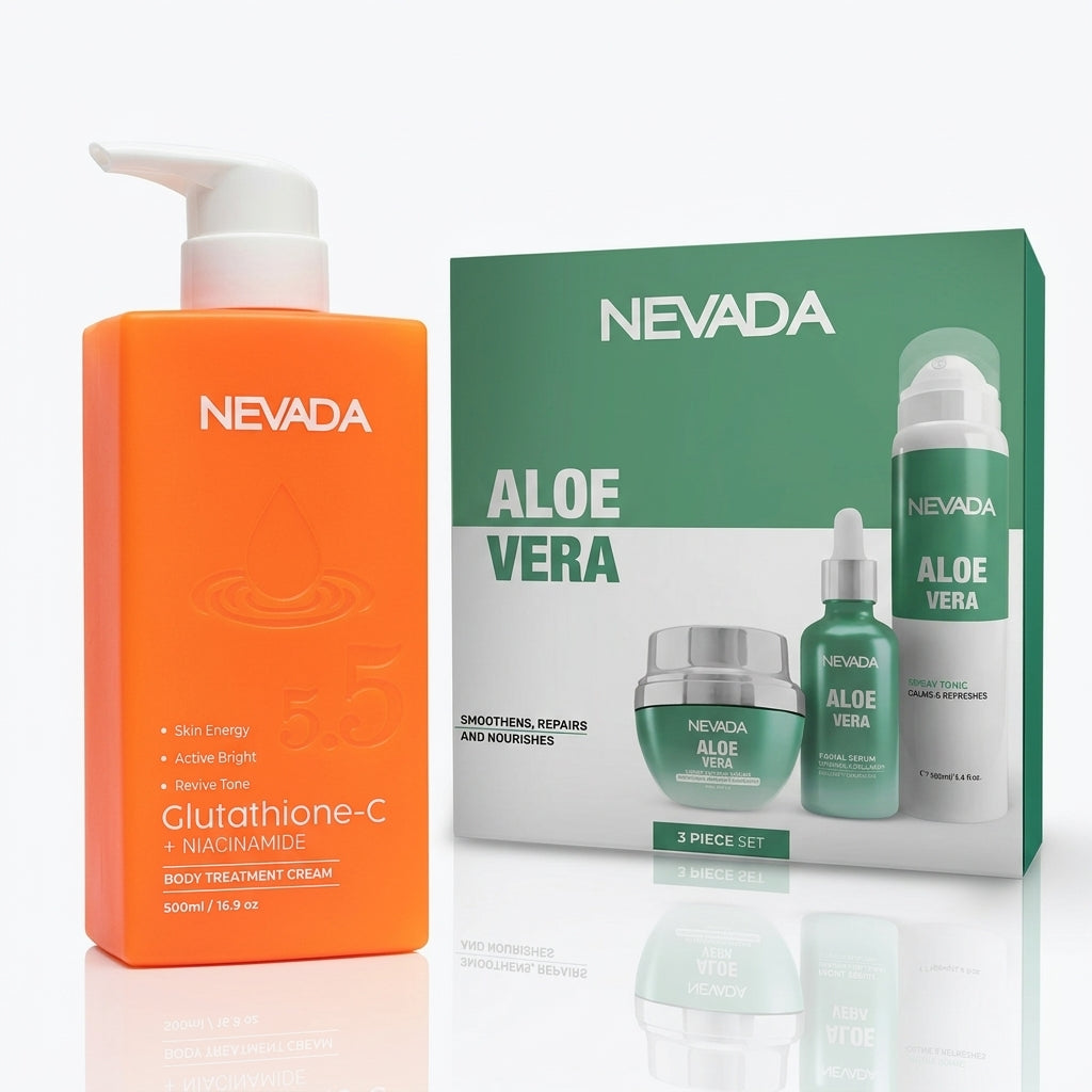 Ritual Facial y Corporal para el verano Crema corporal + Kit facial Aloe vera