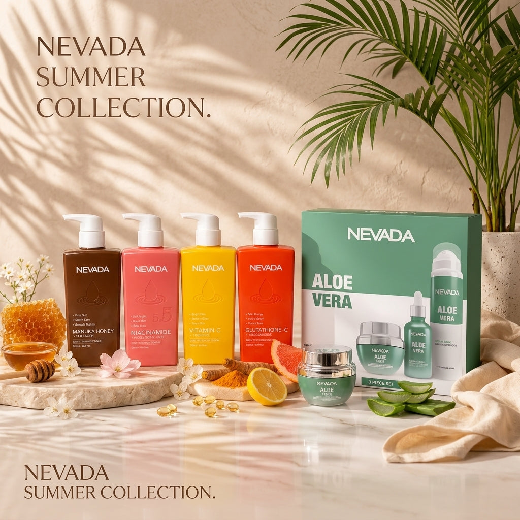Ritual Facial y Corporal para el verano Crema corporal + Kit facial Aloe vera