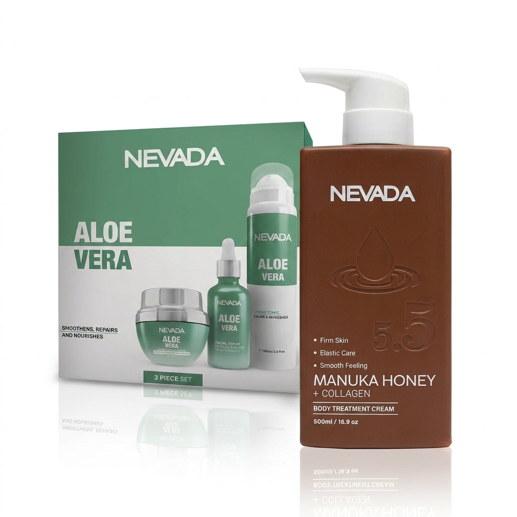 Ritual Facial y Corporal para el verano Crema corporal + Kit facial Aloe vera