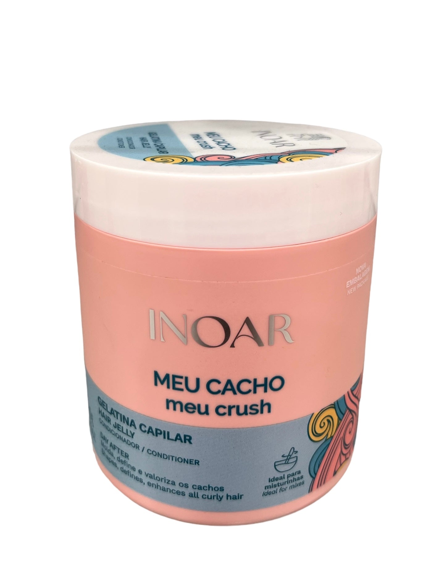 GEL CAPILAR INOAR MEU CACHO, MEU CRUSH 500GR