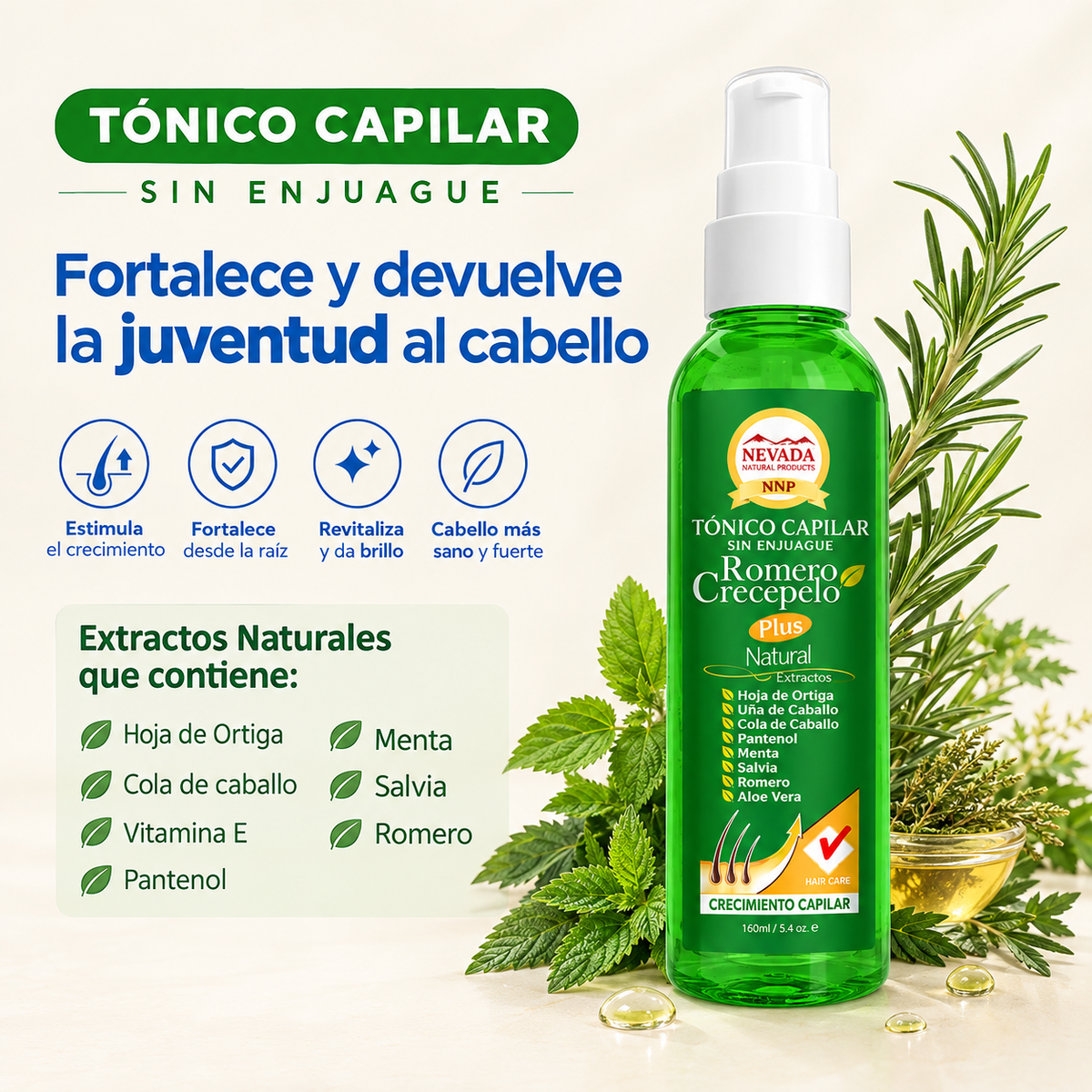Rosemary Hair Tonic for Hair Growth