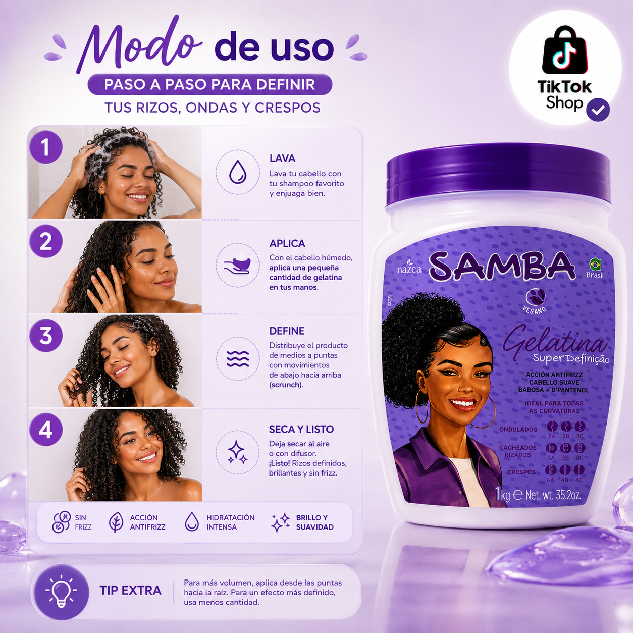 GEL- CAPILAR SAMBA SPR DEFINICION 1000 ML