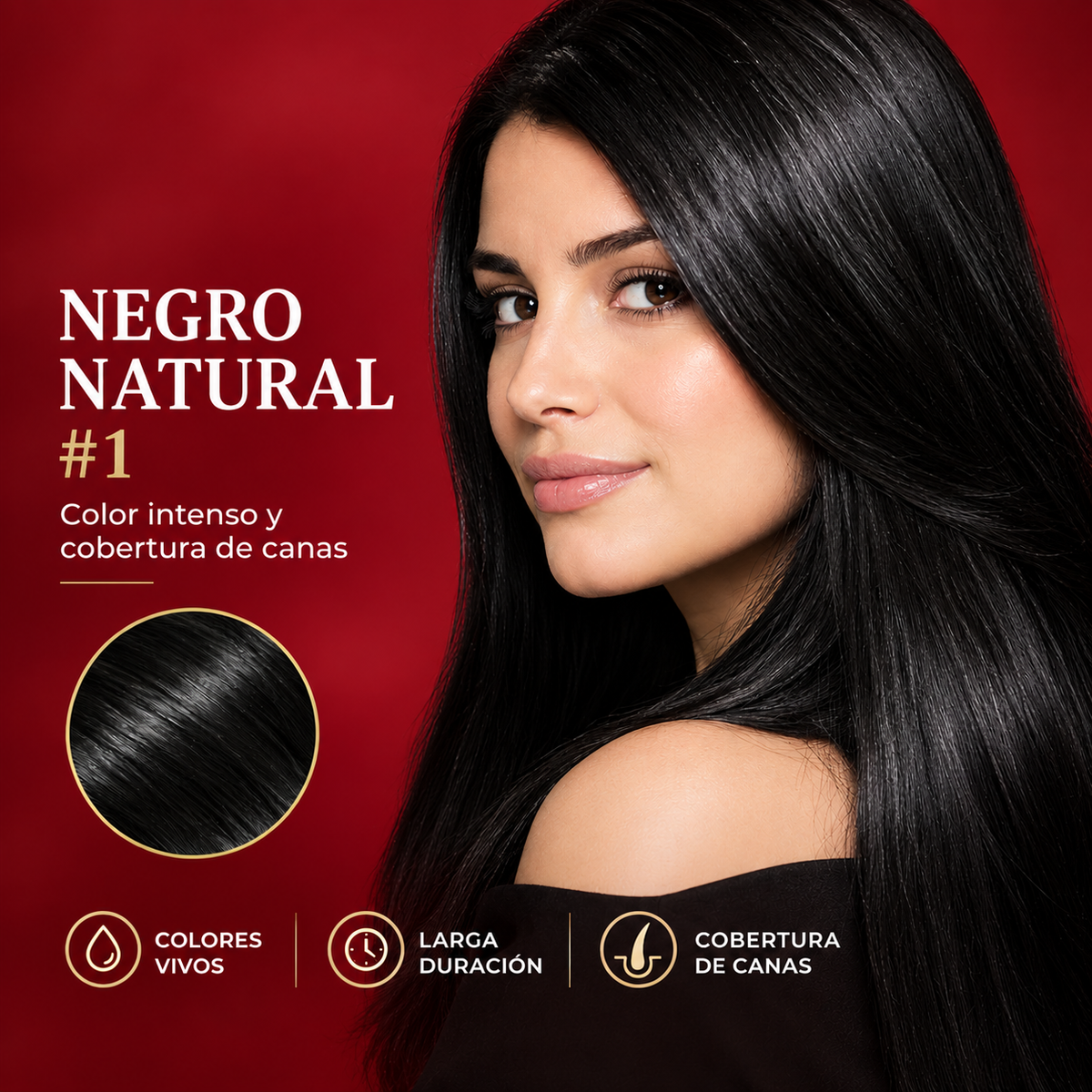 TINTE NEVADA NATURAL  1.0 NEGRO NATURAL x 5 PCS