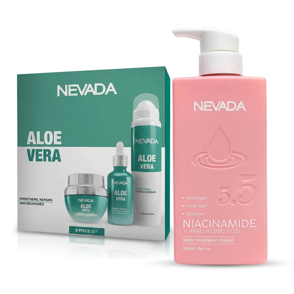 Ritual Facial y Corporal para el verano Crema corporal + Kit facial Aloe vera