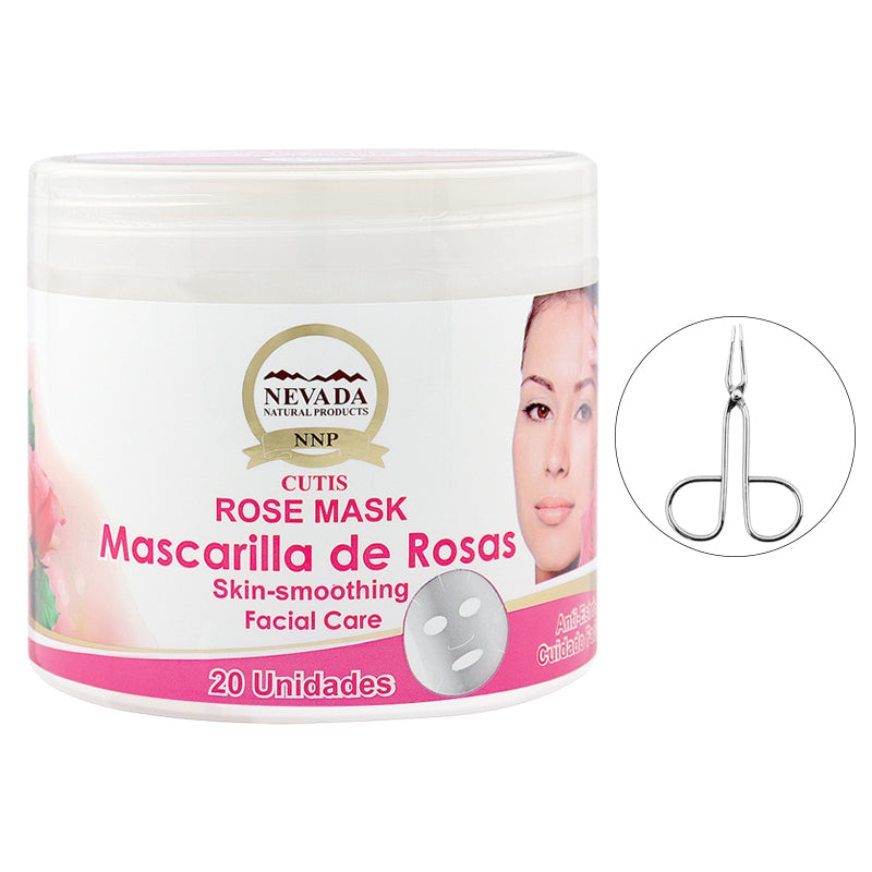 MASK FACIAL NEVADA NATURAL PRODUCTS ROSAS 20PZA