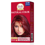 TINTE NEVADA NATURAL  6.66 R. OSCURO ROJIZO PROFUNDO X 5 PCS