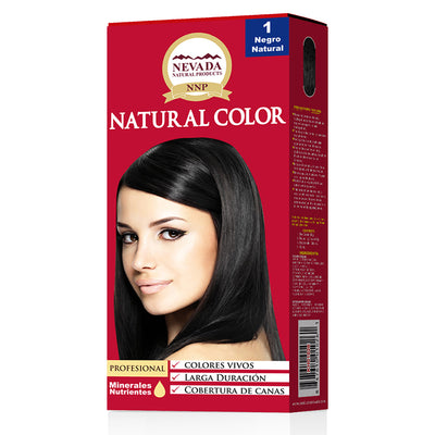 TINTE NEVADA NATURAL  1.0 NEGRO NATURAL x 5 PCS