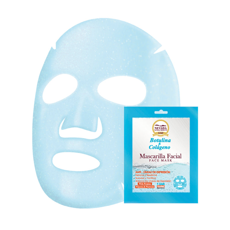 MASK FACIAL NEVADA NATURAL PRODUCTS COLAGENO & BT 1PZA