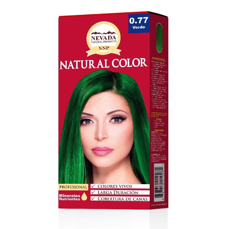 TINTE NEVADA NATURAL  0.77 VERDE X 5 PCS