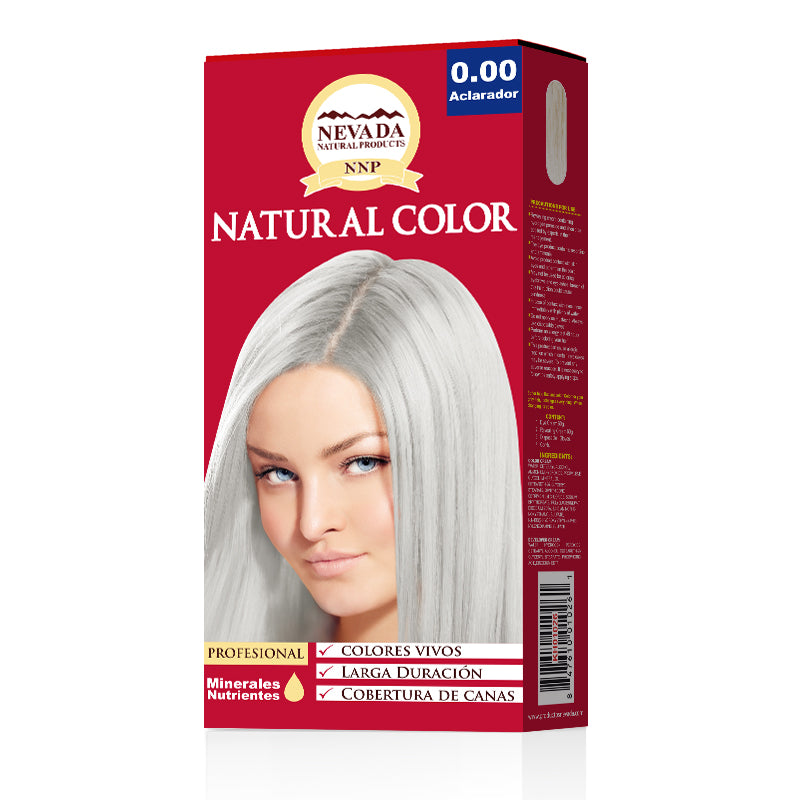 TINTE NEVADA NATURAL  0.00 ACLARADOR X 5 PCS